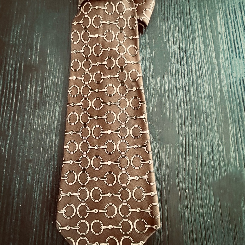 HERMÈS Vintage Silk Tie - Picture 8 of 13